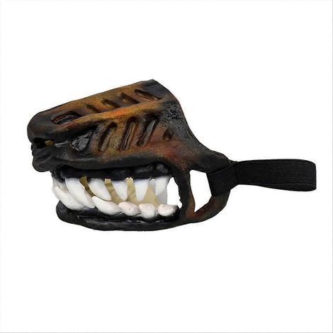 Masque pour chien, muselière rembourrée en latex, pour jeux de rôle, chiot, cosplay, accessoires de cosplay, grande taille (1/5)