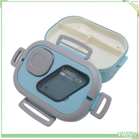 Fafeicy Conteneur de stockage de nourriture Récipient Alimentaire Double Couche de Grande capacité avec parapharmacie roulant (1/5)
