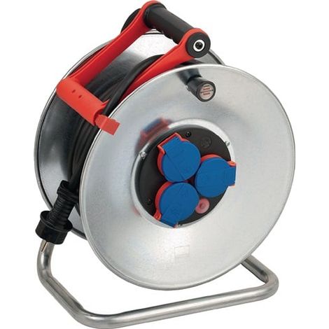 Avvolgicavo Brennenstuhl Garant S da 25 m H07RN-F 3x2,5 mm² 3 tappi di sicurezza - 1198350 (1/5)