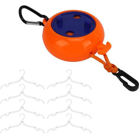 Corde à linge non perforée, portable, à boucle fixe, pour voyages et hôtels, antidérapante. (1/5)