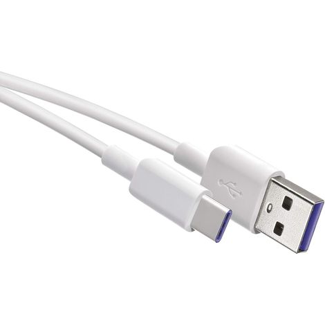Câble USB C 5 A vers USB 2.0, 1,5 m, type C, câble de charge rapide, pour smartphones, téléphones portables et tablettes : Huawei, Samsung Galaxy, transfert de données 480 Mbit/s