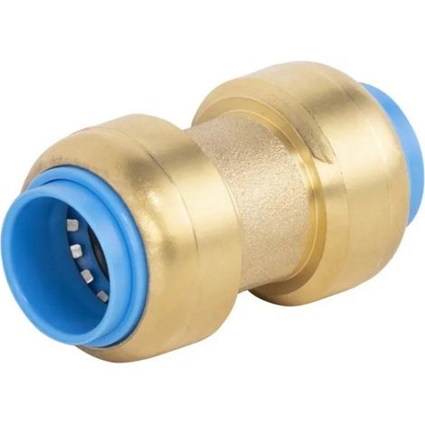 Raccord droit egal diam. 16 mm laiton