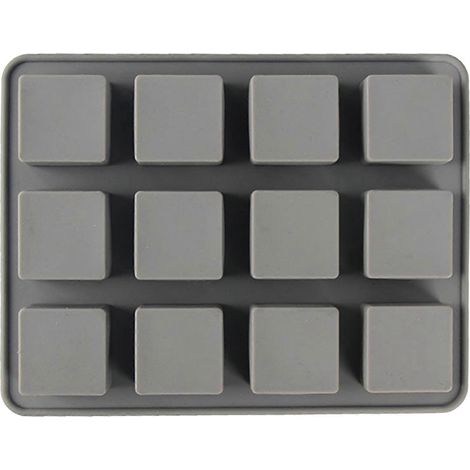 Moule à pâtisserie en forme de cube carré pour pâte polymère DIY et fondant (1/4)