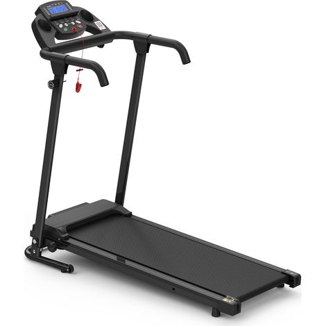 Tapis de course de bureau pour la maison, tapis de course compact portable 2 en 1 pour la marche, la course et le jogging, avec capacité de 120 kg, APP (1/5)