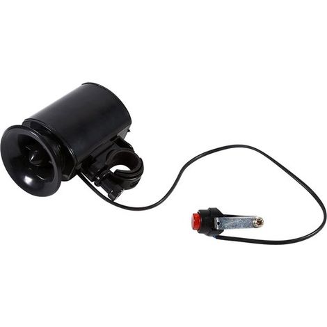 Clacson da manubrio per bicicletta, campanello elettronico a 6 toni per mountain bike e bici da corsa, accessorio clacson. (1/5)