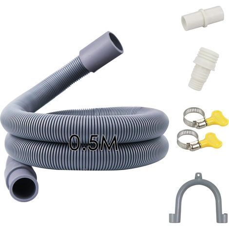 1 Prolongation De Tuyau 0,5M Pour Machine À Laver,Lave-Vaisselle,Sèche-Linge (1/5)