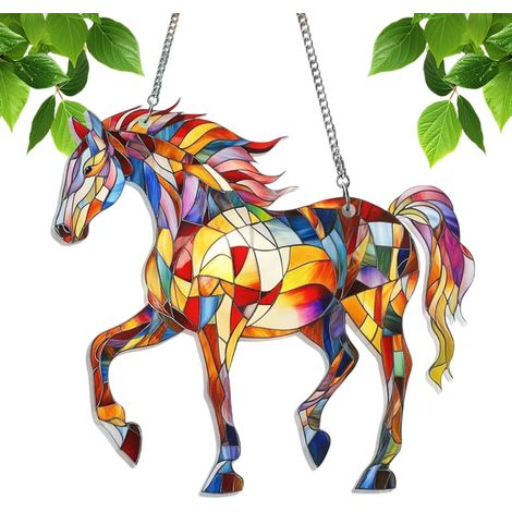 für Rainbow Maker Ornament zum Aufhängen Pferdeform