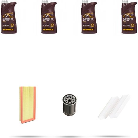 Kit tagliando 3 FILTRI e 4L OLIO compatibile con Peugeot 3008 1.2 e-THP 96kw dal 2015 (1/5)