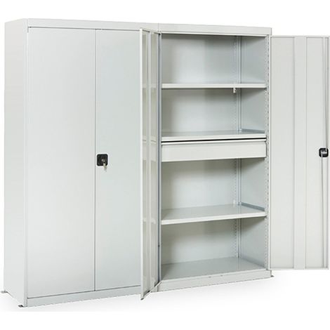 Armoire d'atelier 4 niveaux - Module de départ - 2000x1000x400mm - Charge max 150kg/niveau - RAY/ARMOIRE/D (1/5)