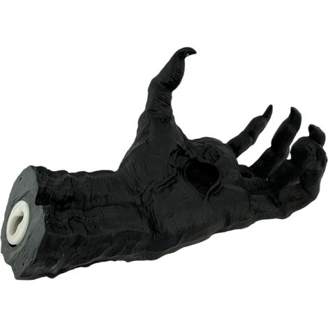 JeiibrZui Hexenhand-Statue aus Kunstharz – 23 x 13 x 11 cm – 1 Stück – Schwarze Dekofigur für Halloween und Gothic-Dekoration (1/5)