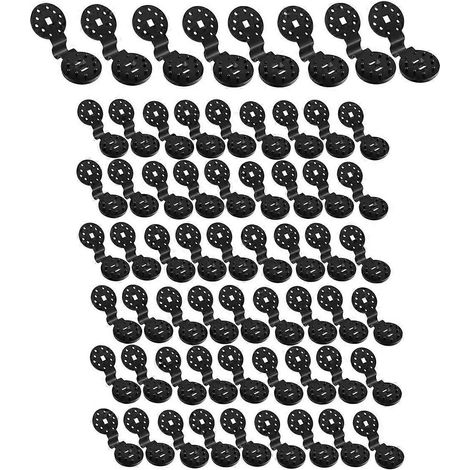 Pinces de fixation réutilisables pour toile d'ombrage, robustes et faciles à utiliser. (1/5)