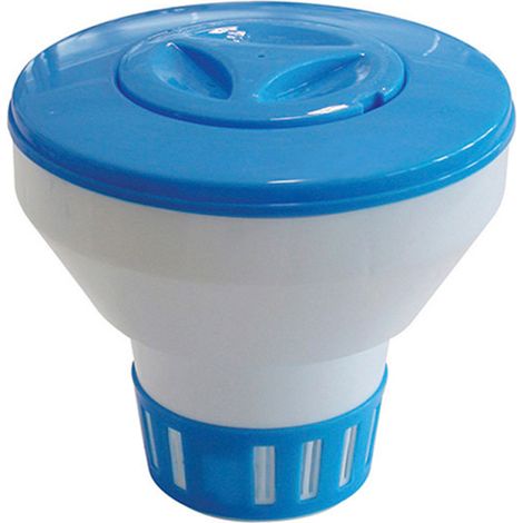 Dispensador de quimicos flotante (granulado o pastillas) grande ø22,5x20cm edm (1/2)