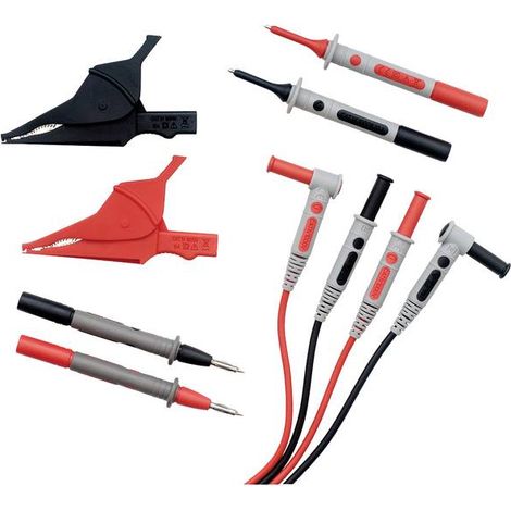 Kit accessori di test Chauvin Arnoux rosso nero