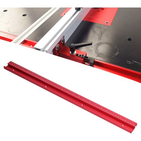 Poignée de poussée en alliage d'aluminium pour scie sur table, guide de 600 mm, accessoire pour rainure