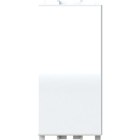 Modulo falso polo con spelacavo, serie B, bianco, compatibile con serie Vimar Plana - 4Box Titappo 4B.V14.TT