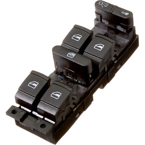 Bouton Leve Vitre pour Golf 4 Passat Jetta Bora SEAT Leon Toledo 1J4959857D (1/5)