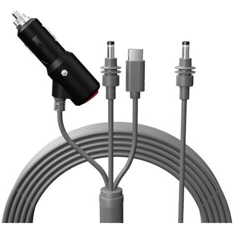 Starlink Mini 3-in-1 Stromkabel mit Zigarettenanzünderstecker und 3 Meter langem Gleichstromkabel -- (1/5)