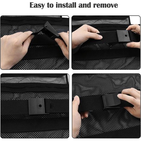 Selle de remplacement universelle pour siège de poste à l'arbre en mesh, 3 sangles de serrage ajustables et pochette de rangement (1/5)