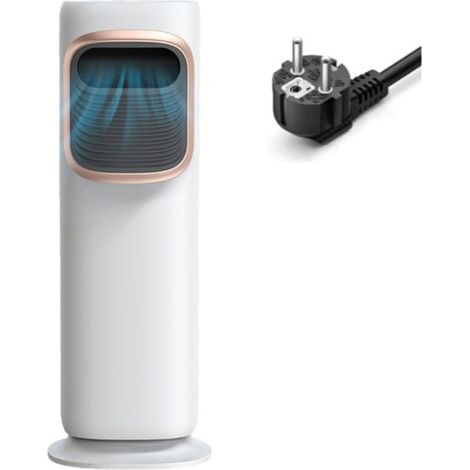 Refroidisseur d'air portable, double fonction refroidissement et chauffage, ventilateur, portable, avec télécommande. (1/5)