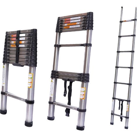 Teleskopleiter, Schwerlast, Mehrzweckfaltleiter, 3.2M/10.5FT Leiter (1/5)