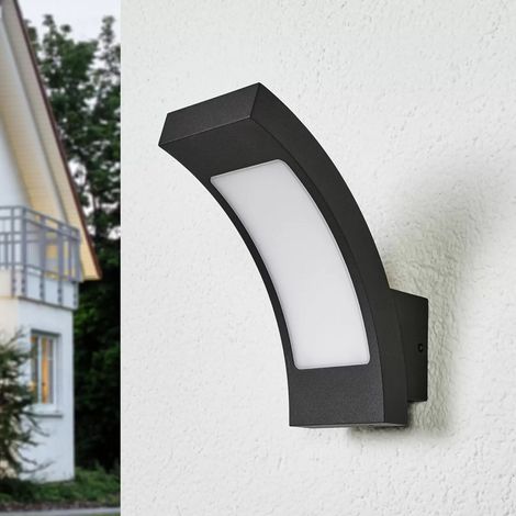 [GEBRAUCHT] B-Ware Lucande Außenleuchte Wandlampe Led Außenlampe Juvia Grafitgrau Aluminium Ip54