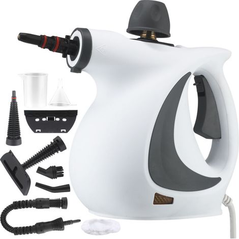 Nettoyeur vapeur portatif avec accessoires, nettoyeur vapeur pour usage domestique, nettoyeur vapeur portable pour le nettoyage des sièges de voiture, des joints de carrelage et de la maison (1/5)