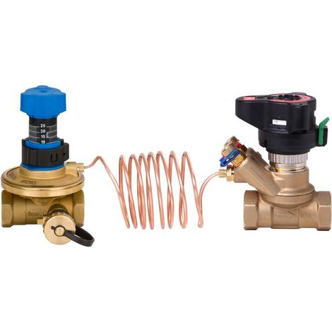 Danfoss Válvula de regulación y medición de caudal ASV-BD 15, Línea de impulsos, ASV-P/PV, Rp 1/2, 003Z4041