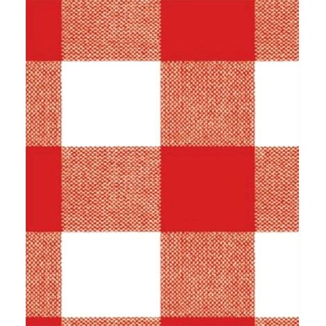 TOVAGLIATO PVC MAURER "QUADRI ROSSI" H140CM 20MT (1/3)