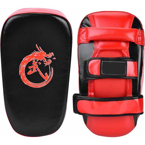 Cible incurvée pour l'entraînement de la boxe, des coups de pied et des poings en taekwondo (mains et pieds). Bouclier d'entraînement pour la frappe. (1/5)