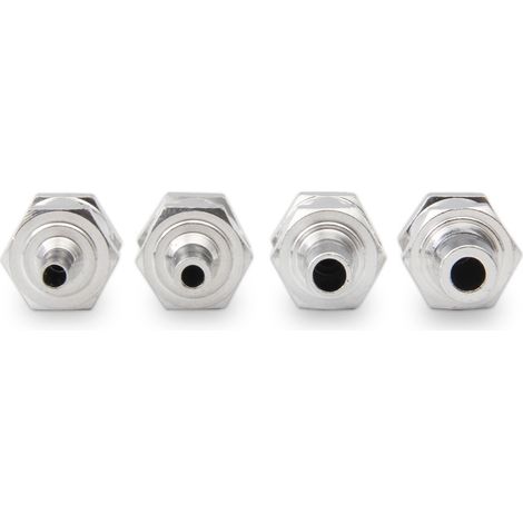 Lot de 2 Clapet Anti-Retour Carburant Diesel 6/8/10/12mm en Aluminium pour Pompe – valve non-retour diesel, clapet unidirectionnel, accessoire pompe à carburant (1/4)