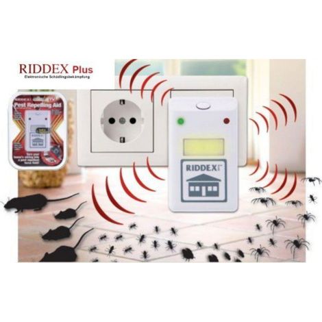 Répulsif Insectes et Rongeurs Riddex (1/3)