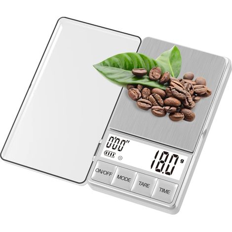 Balance à café, mini balance de précision, balance de poche, balance en grammes, balance de bijoutier, balance en carats (1/5)