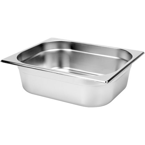 Contenedor Gastronorm 7L - GN1/2, H100MM - acero inoxidable - YG-00263