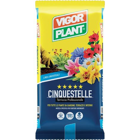Vigorplant Universali Terriccio Cinquestelle - Sacco 20 Lt -