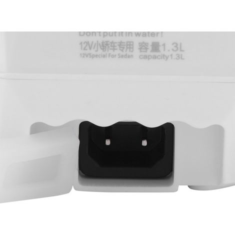 Cuiseur à riz/cuiseur vapeur électrique portable multifonctionnel 12 V 100 W 1,3 L pour voiture (blanc) (1/5)
