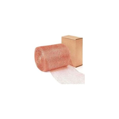Filet Anti Limaces et Escargots, Filet Cuivre Anti Limace 6mx127mm, Grillage Bande de Cuivre Double Maille de Cuivre Copper Mesh Piege, Ruban Barriere Protection Jardin Escargot Rat Poulailler- Crezuo (1/4)