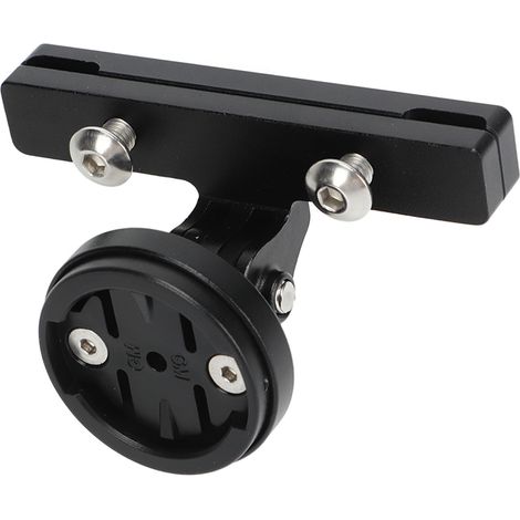 Support de fixation pour lampe arrière vélo, adaptable sur tige ou rail de selle, compatible Garmin Varia et Edge, accessoire cyclisme. (1/5)