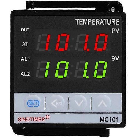 Celsius/Fahrenheit Digitalanzeige-Temperaturregler (1/5)