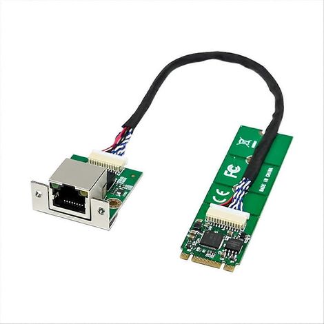 Carte réseau filaire Ethernet I225V B3 pour serveur de contrôle industriel, câble cuivre 2,5G, connecteur M.2 B+M KEY vers port unique (1/5)