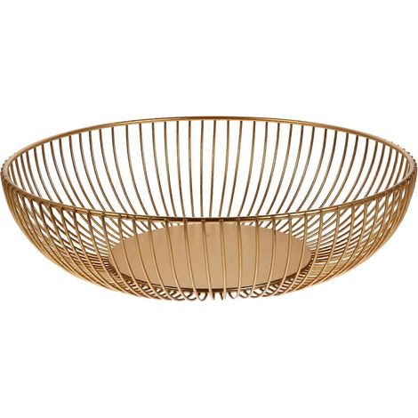 Corbeille à fruits moderne en fil de fer pour la cuisine et la décoration de table. (1/5)