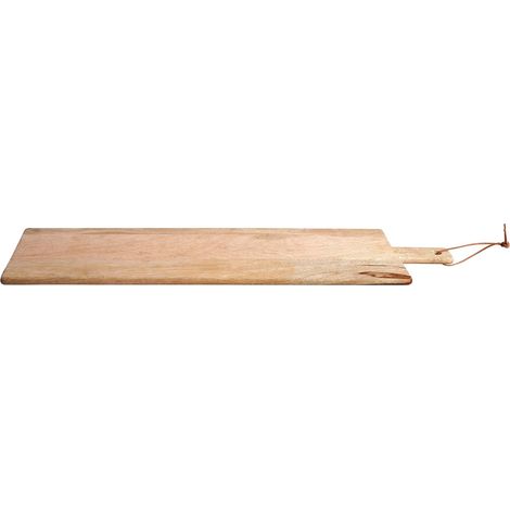 Premier Housewares Large Mango Wooden Paddle Board For Serving Appetizers / Wood Paddle Serving Board Anti - Bacterial Chopping / Cutting Boards 25 x 2 x 85 (1/3)
