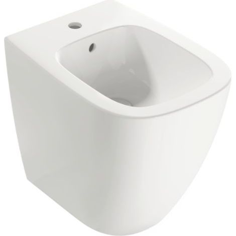 Bidet Genesis Globo 50x36 cm Monoforo Filomuro Bianco Opaco (1/5)