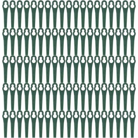 Lames de Coupe en Plastique Robustes de 83 mm pour Tondeuse à Gazon – Lot de 100 Pièces Non Fragiles et Résistantes (1/4)