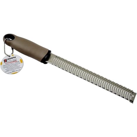 Svanera Jò, grattugia per agrumi, lame affilate, in acciaio inox manico soft (1/2)