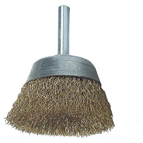 Lessmann DIY Cup Brush 50mm x 0.25 Brass Wire