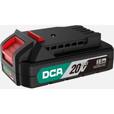 Batterie lithium-ions 20 V MAX, pack de batterie 2,0 Ah à haute capacité, outil compact à batterie 20 V, 0,37 kg (FFBL2020-03) (1/5)