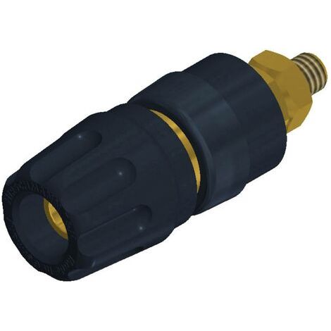 Borne de polarité Ø stylo (détails): 4 mm Hirschmann Test & Measurement PKI 10 A Au 930103700 noir 3 (1/4)