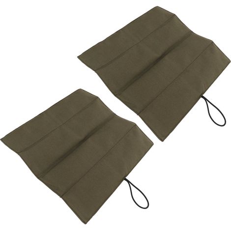 Lot de 2 tapis de pique-nique pliables, épais et confortables, pour la randonnée et les activités de plein air (vert). (1/5)