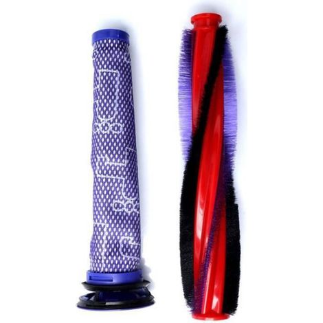 Brosse principale + filtre pour DYSON V6 Animal/Fluffy DC58 DC59 DC61 DC62 Pièces de rechange Accessoires, 185mm (1/4)
