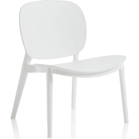 Set de 2 Chaises d’intérieur/extérieur MAHON blanc (1/5)